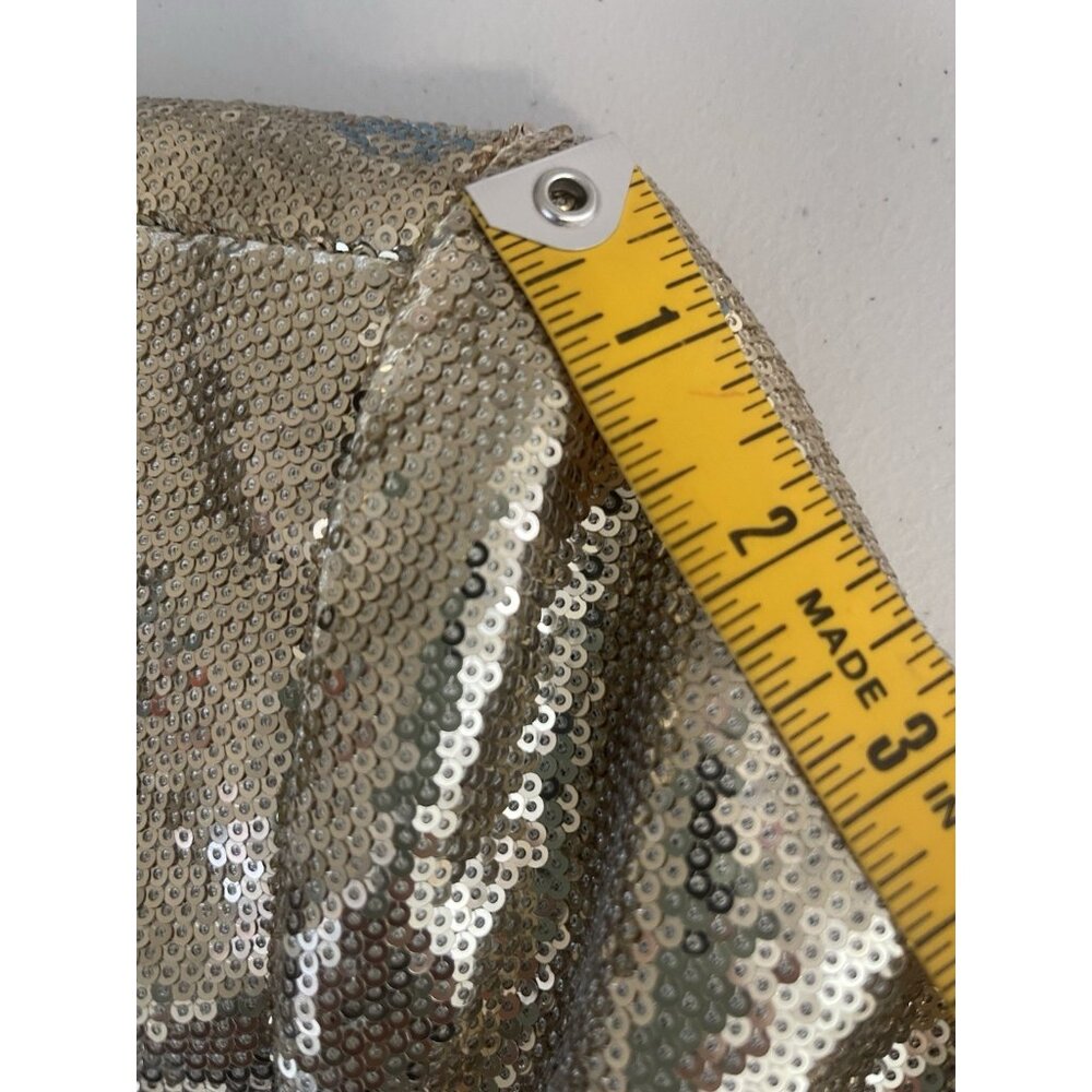 Saint Lorenzo Blazer Mens 40 Gold Sequin Classic Suit Jacket Sport Coat Formal - Picture 10 of 11